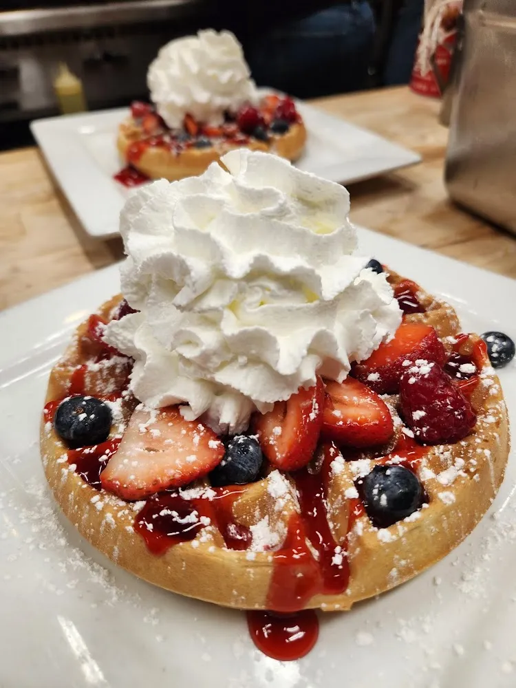 Belgian Waffles Loaded
